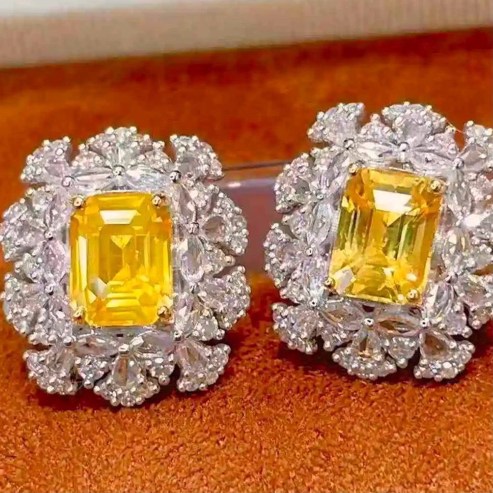 Emerald-Cut Yellow Sapphire
