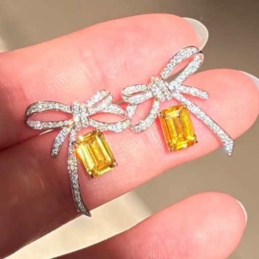 Emerald-Cut Yellow Sapphire