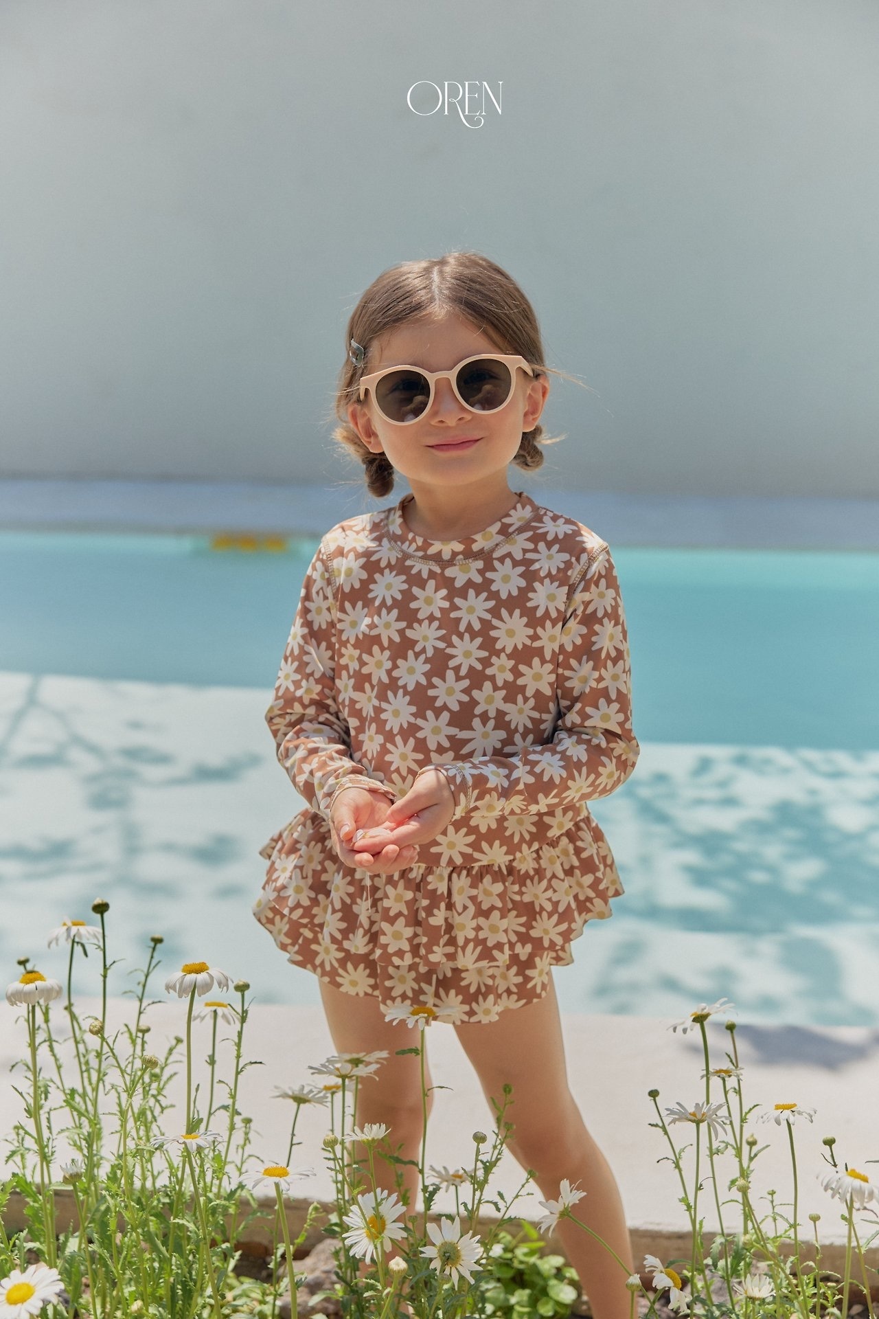 Oren Solea Fleur Rash Guard（Daisy）