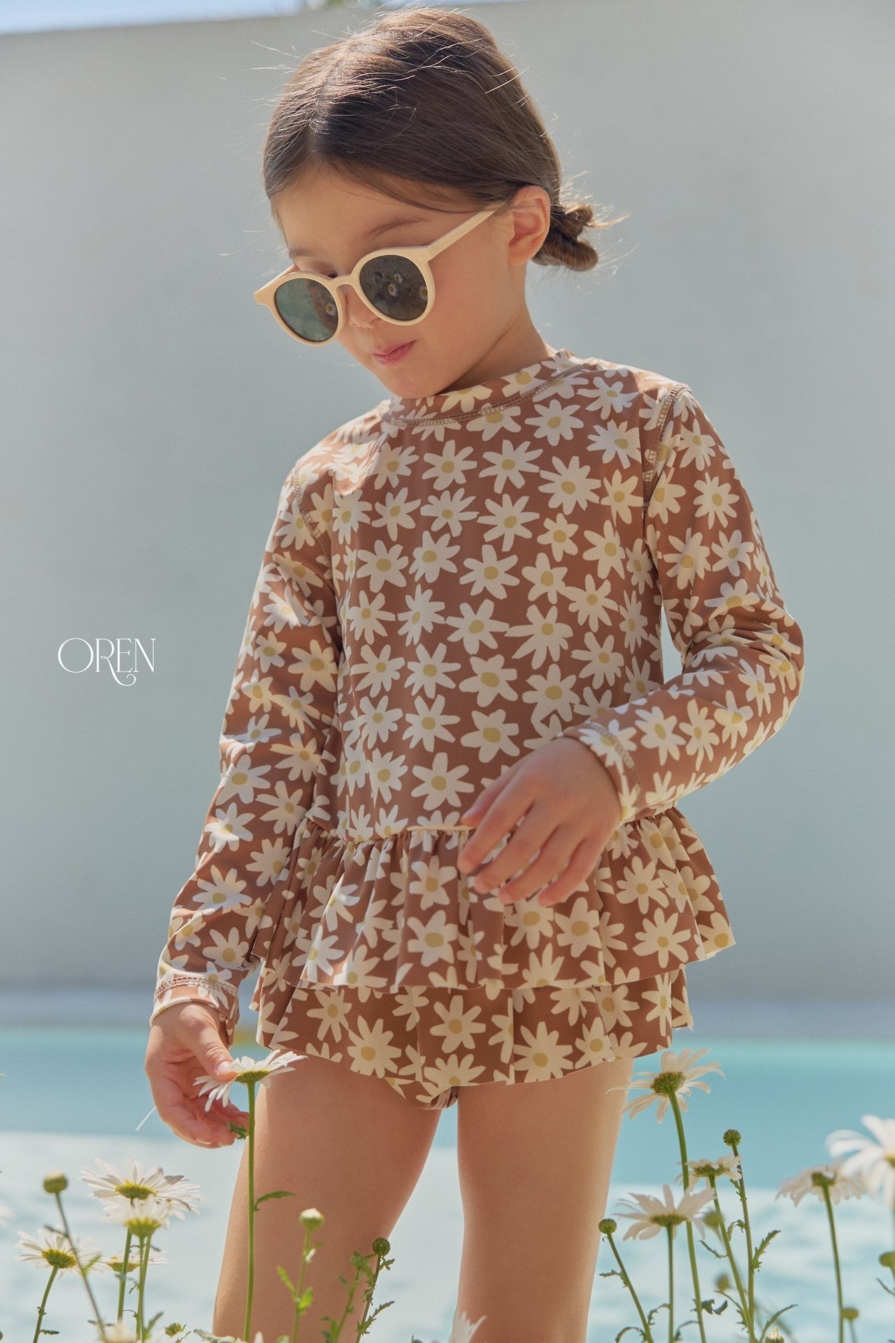 Oren Solea Fleur Rash Guard（Daisy）