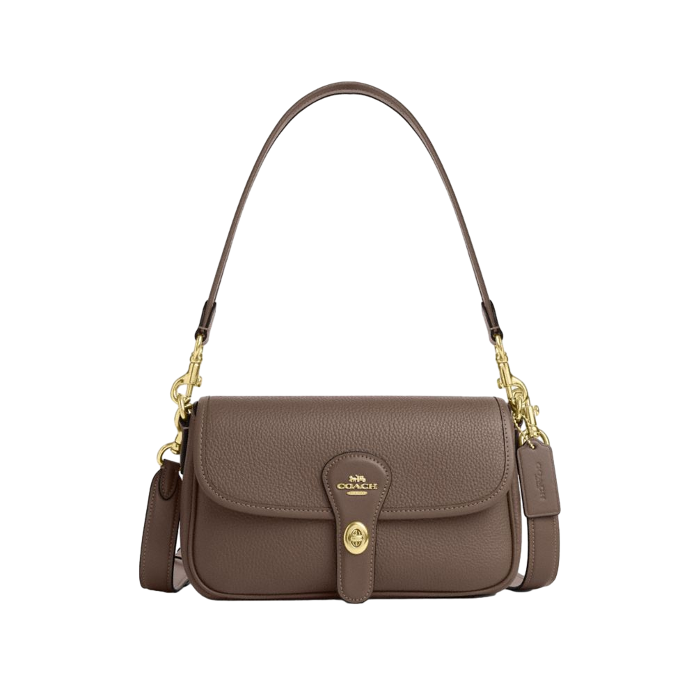 【Coach Outlet】Hadley Shoulder Bag  深石灰