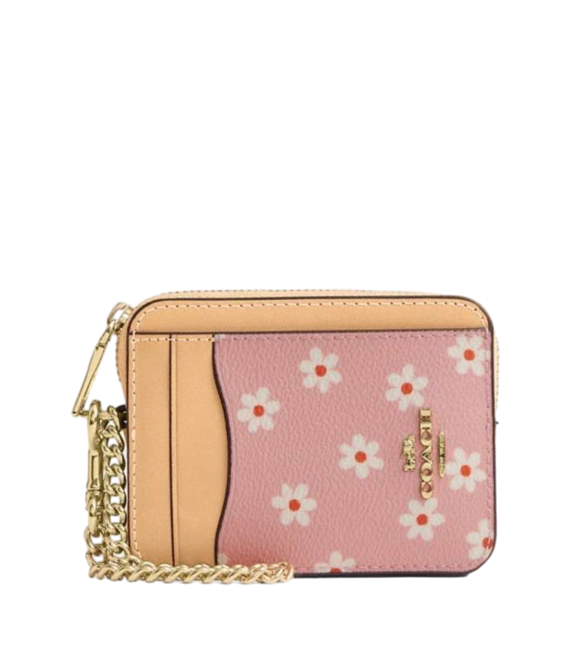 【Coach Outlet】Zip Cc Flrl Pnt  花