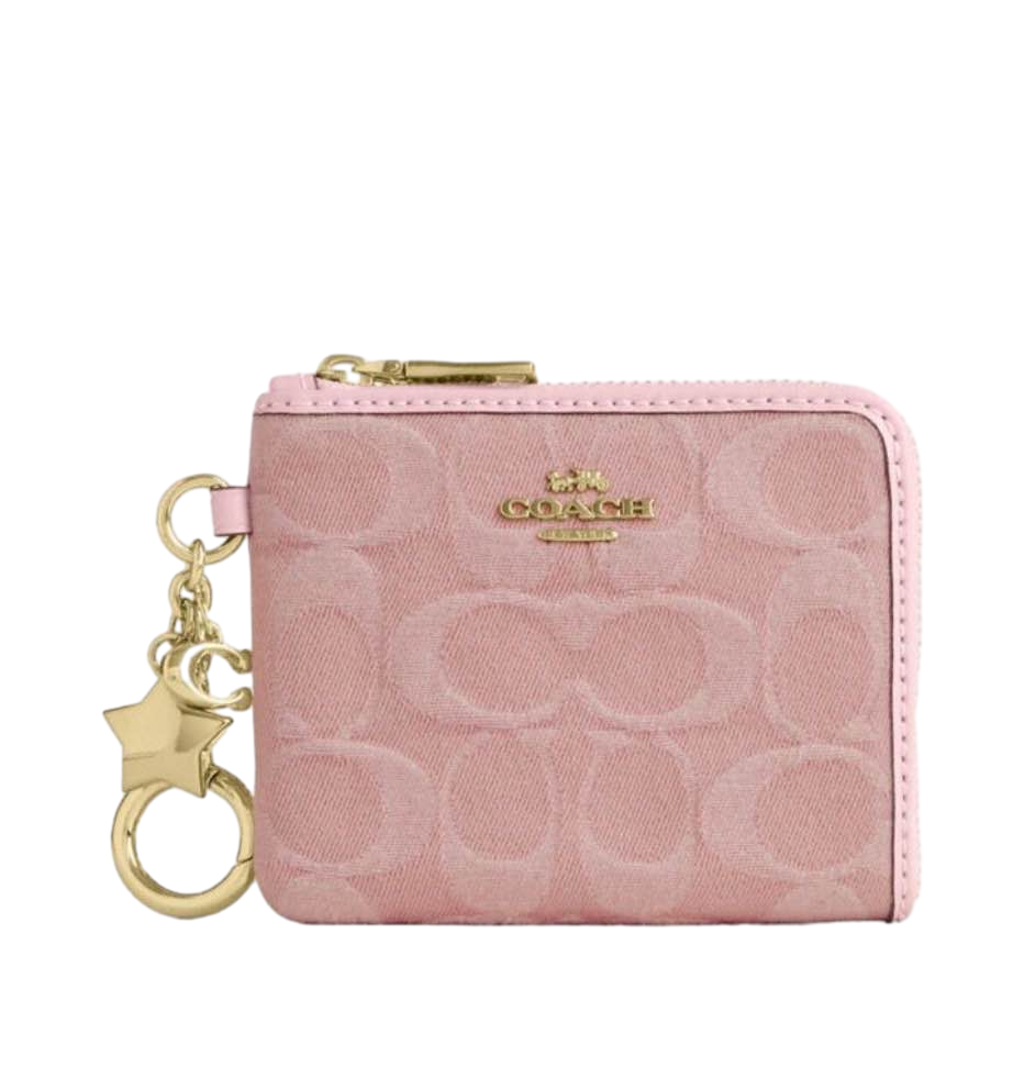 【Coach Outlet】Sm Crnr Zp Dnm Sig  粉