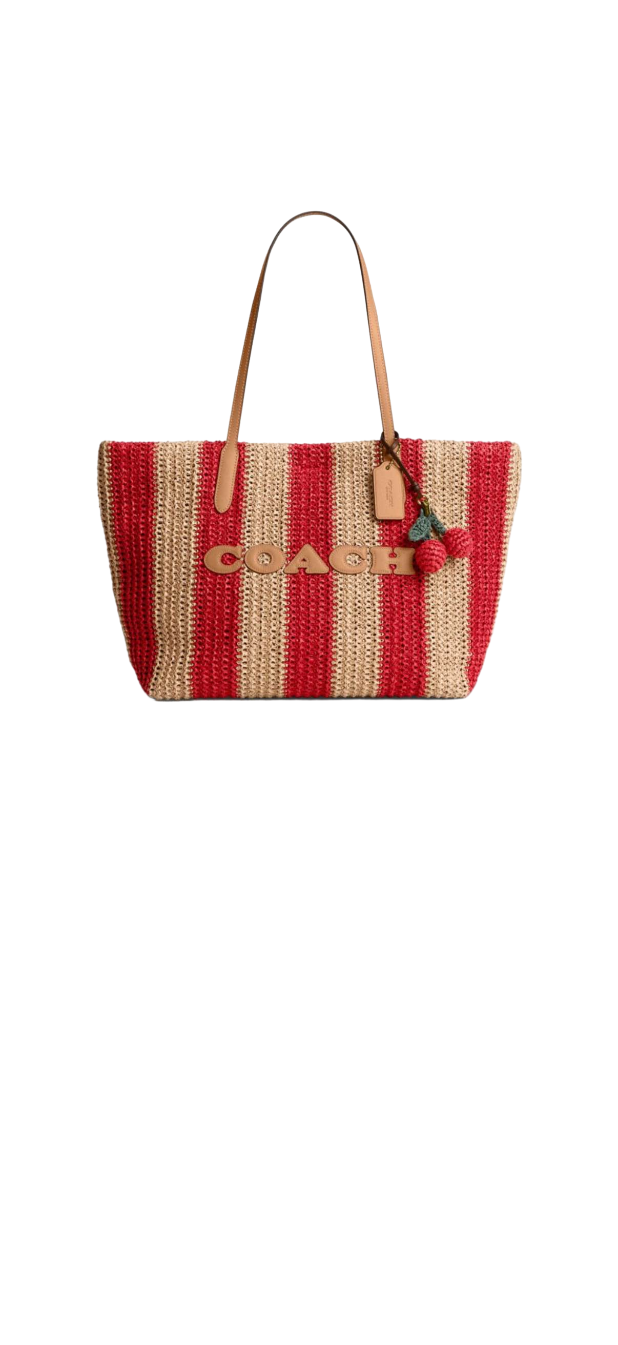 【Coach Outlet】Strp Stw City Tt  紅