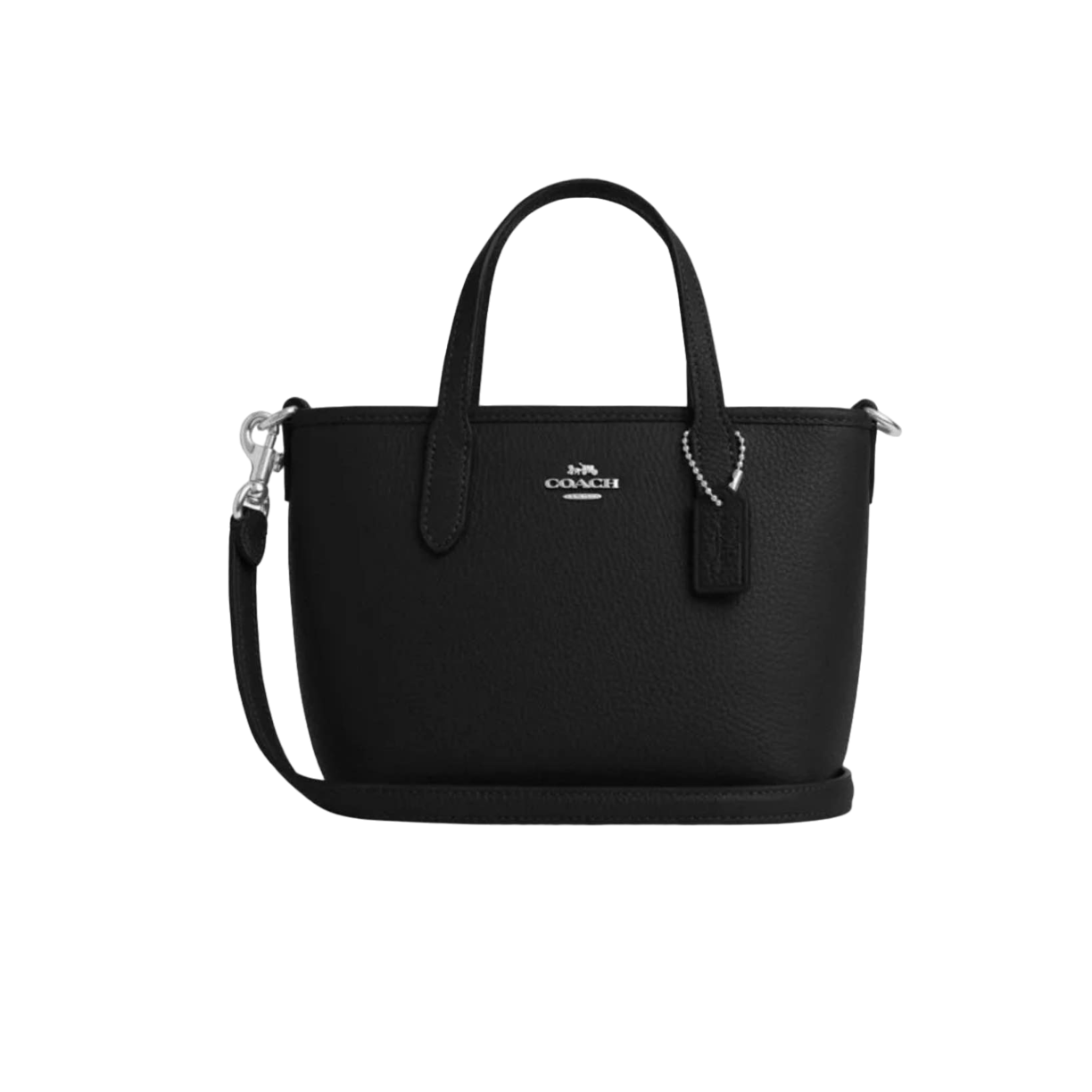 【Coach Outlet】City Mini Tote Bag In Signature Camo Print  黑
