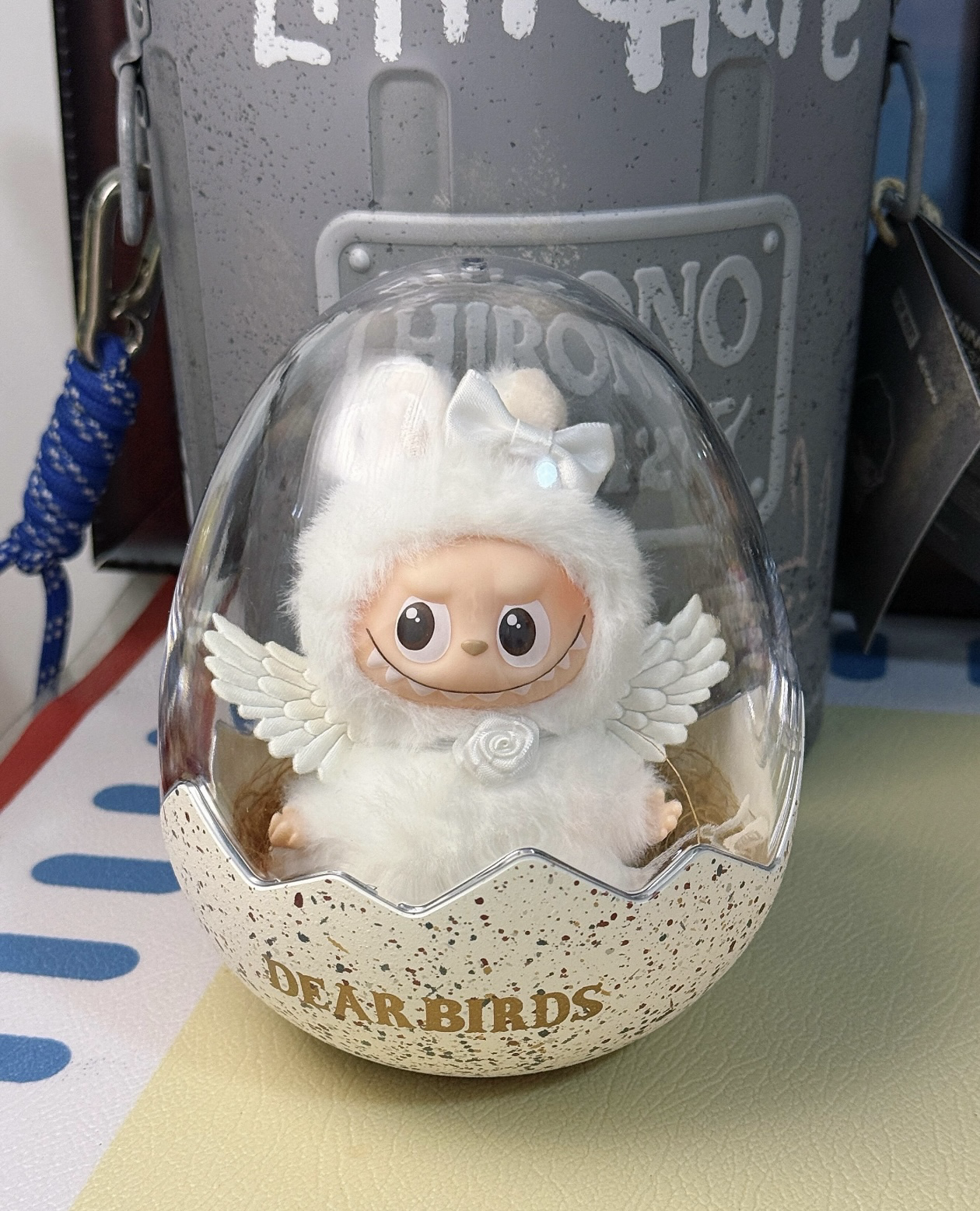 POP MART 泡泡瑪特 Dear Birds系列 蛋殼毛絨展示盒