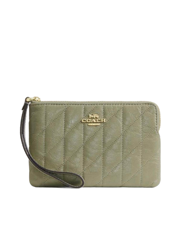 【Coach Outlet】Csrn Zp Glzd Lth  綠