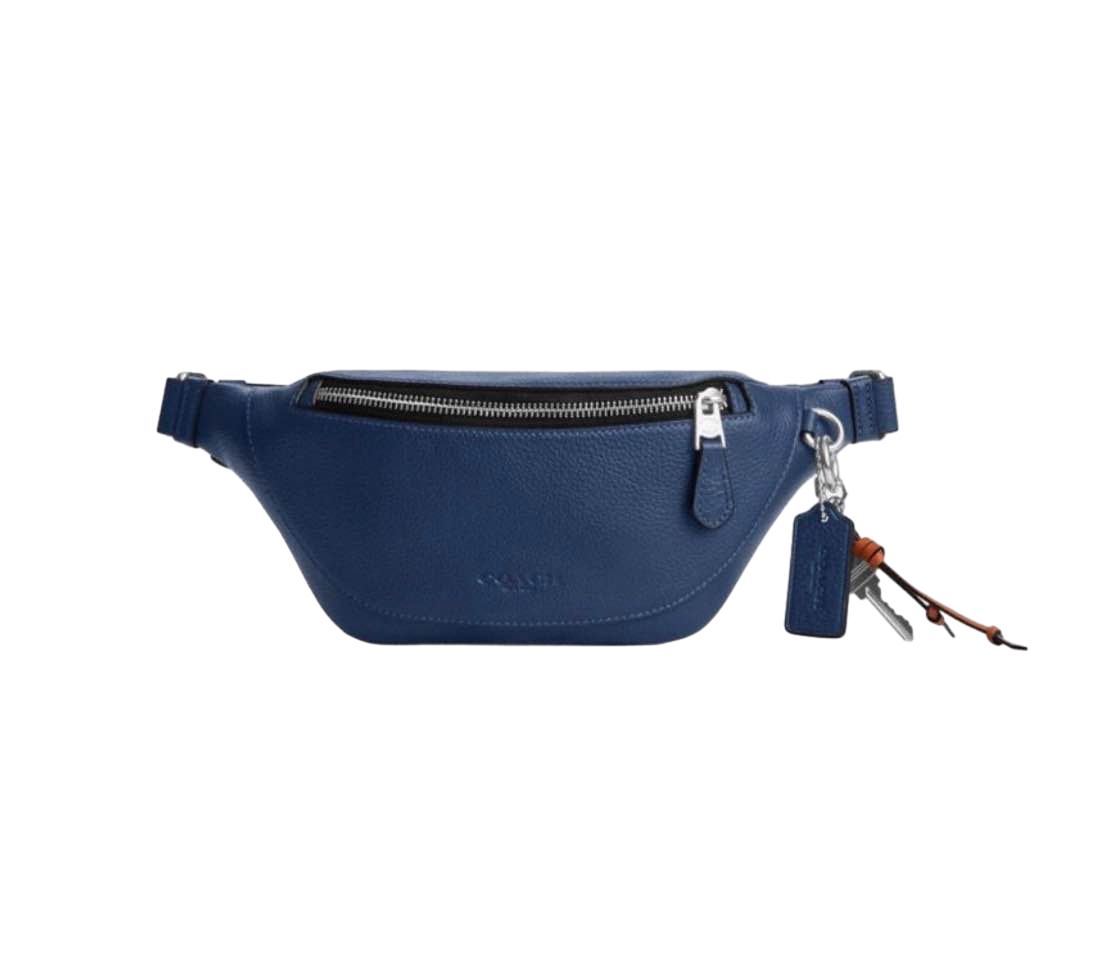 【Coach Outlet】Warren Mini Lth Chrm  藍