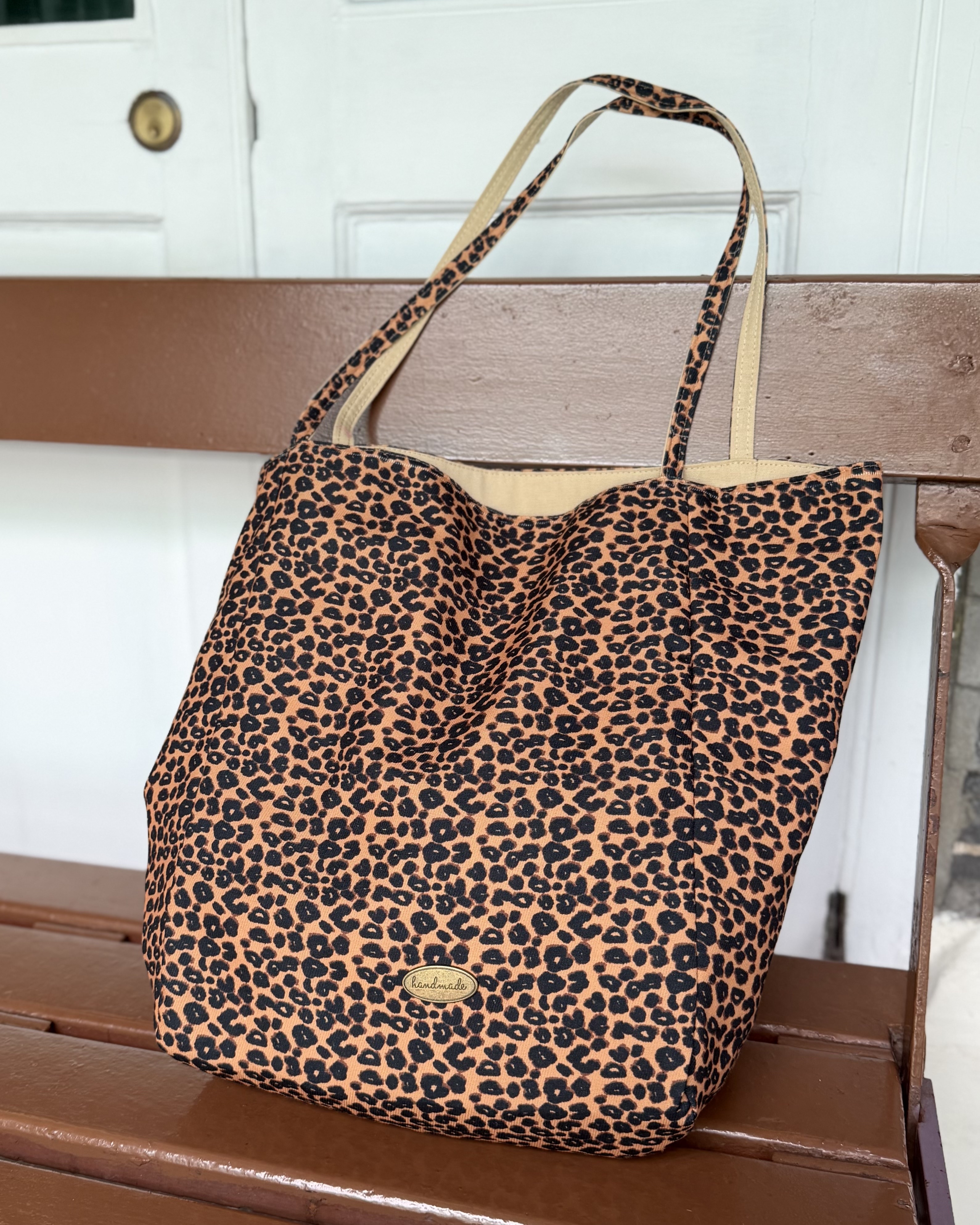 6月新品♥豹紋Tote Bag[雙面兩用]