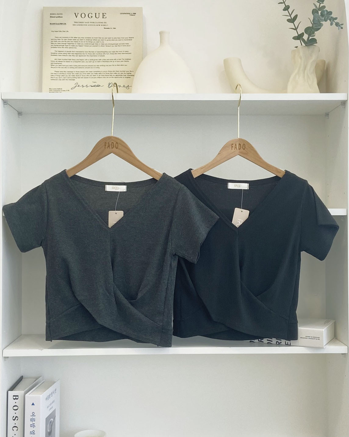 法朵Fado shop｜V領前扭結造型T 021B012 六色