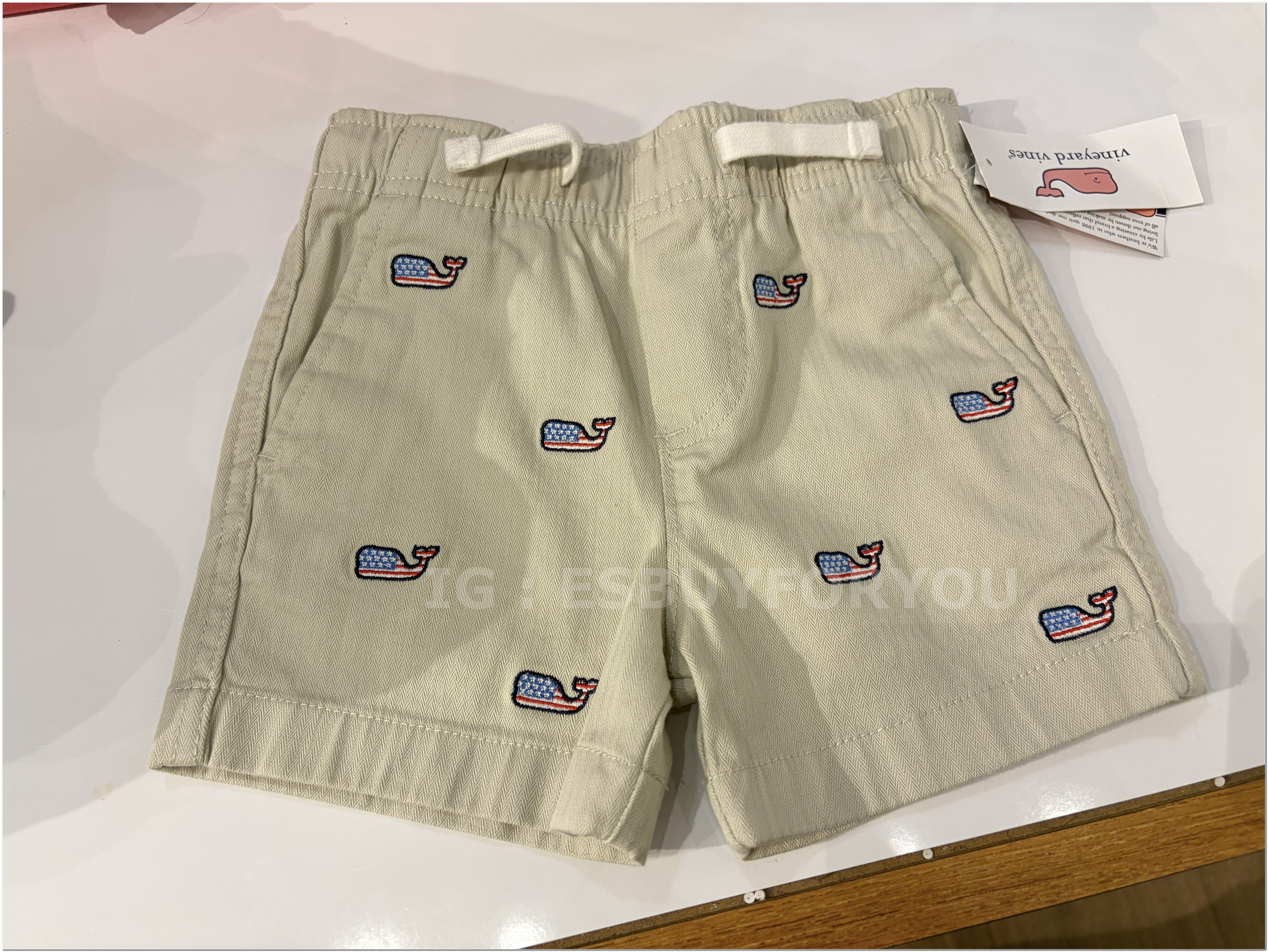 【限時】Vineyard Vines小鯨魚 男童裝 滿版小鯨魚 休閒短褲
