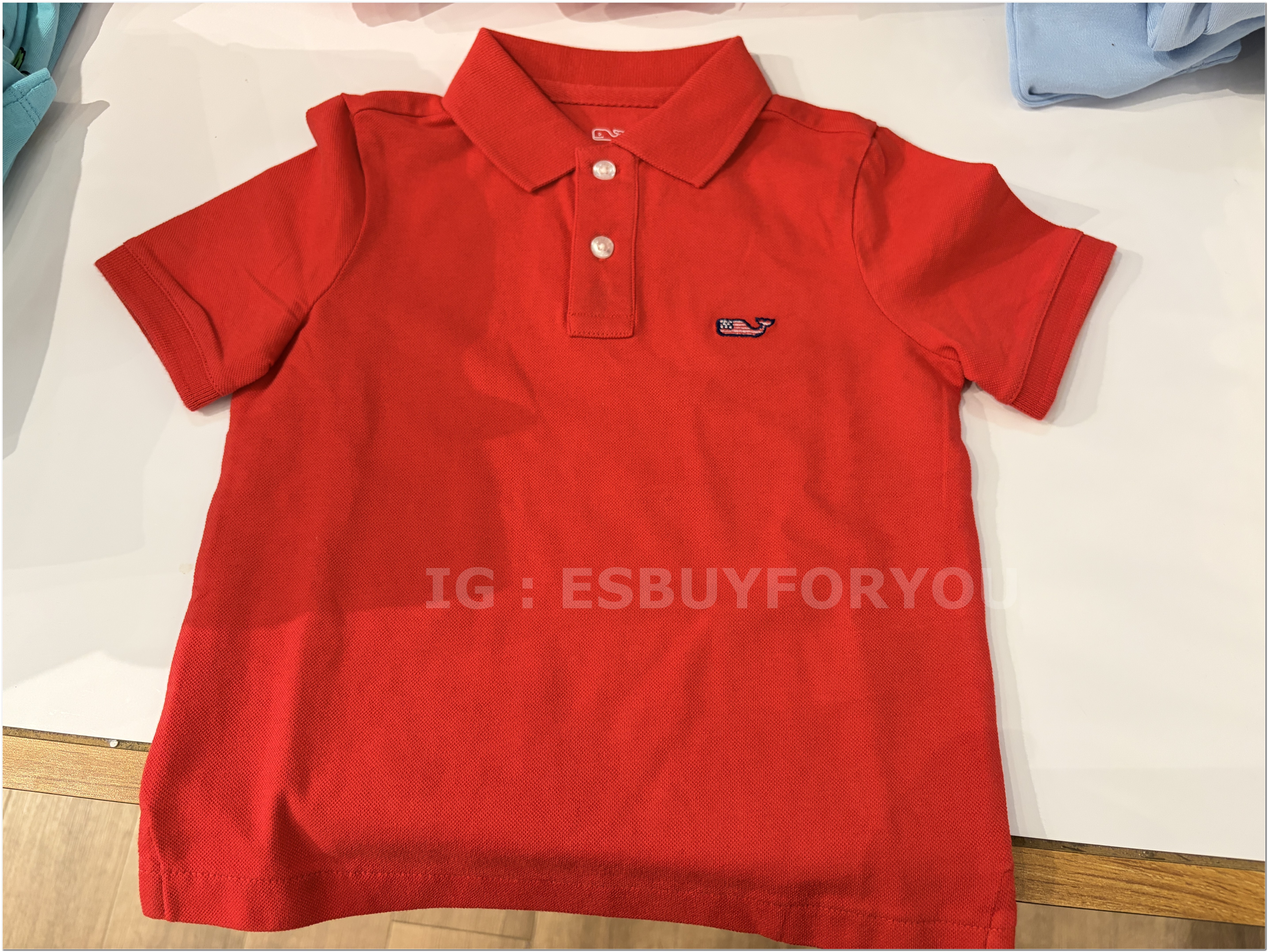 【限時】Vineyard Vines小鯨魚 男童裝 國旗小鯨魚 POLO衫