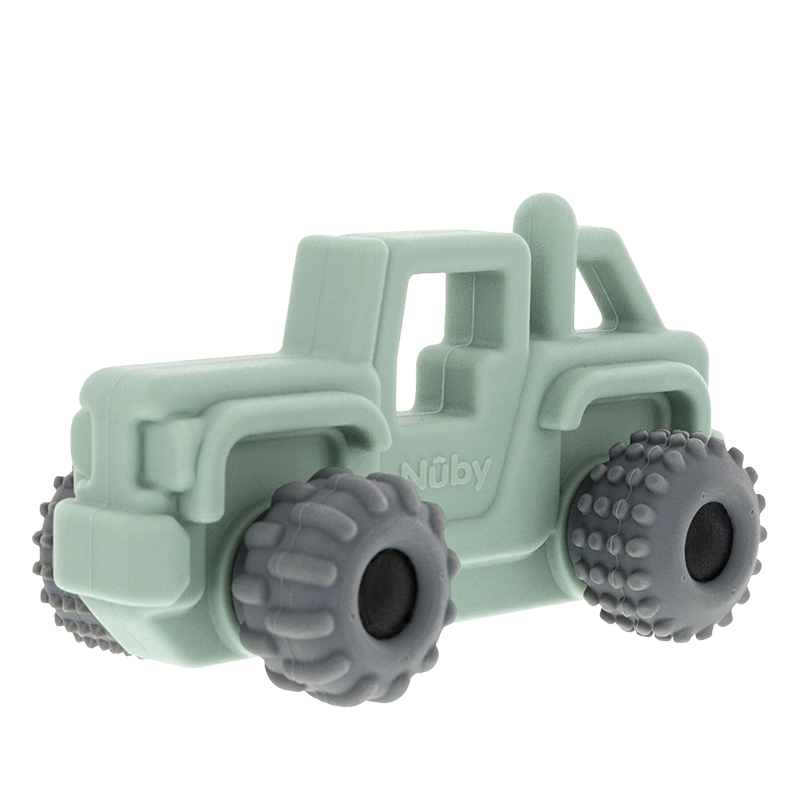Nuby 貨車矽膠固齒牙膠玩具