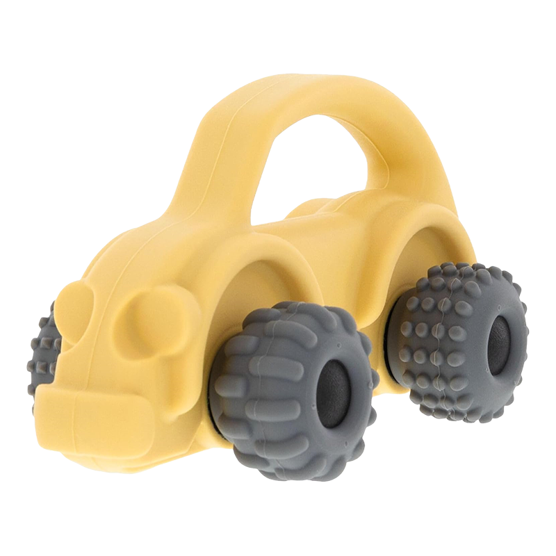 Nuby 汽車矽膠固齒牙膠玩具