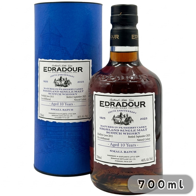 艾德多爾 10年 2015/2025  PX雪莉桶 小批次 200週年的特別版 700ml