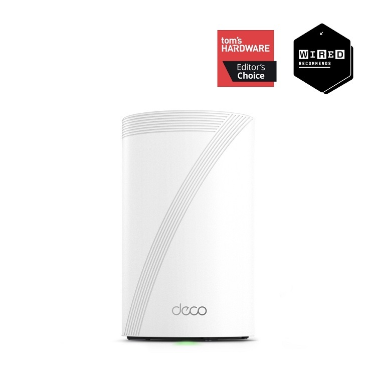 TP-Link Deco BE68 BE14000 Tri-Band Whole Home Mesh WiFi 7 System (1-pack)