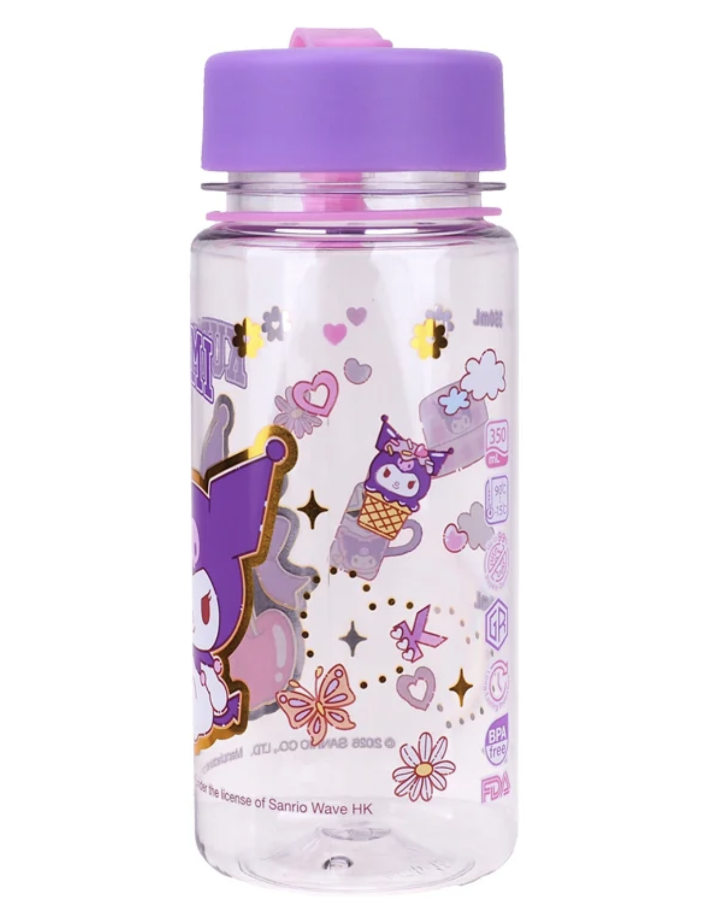 Kuromi 350ml BPA Free 膠水樽 9-7108-21