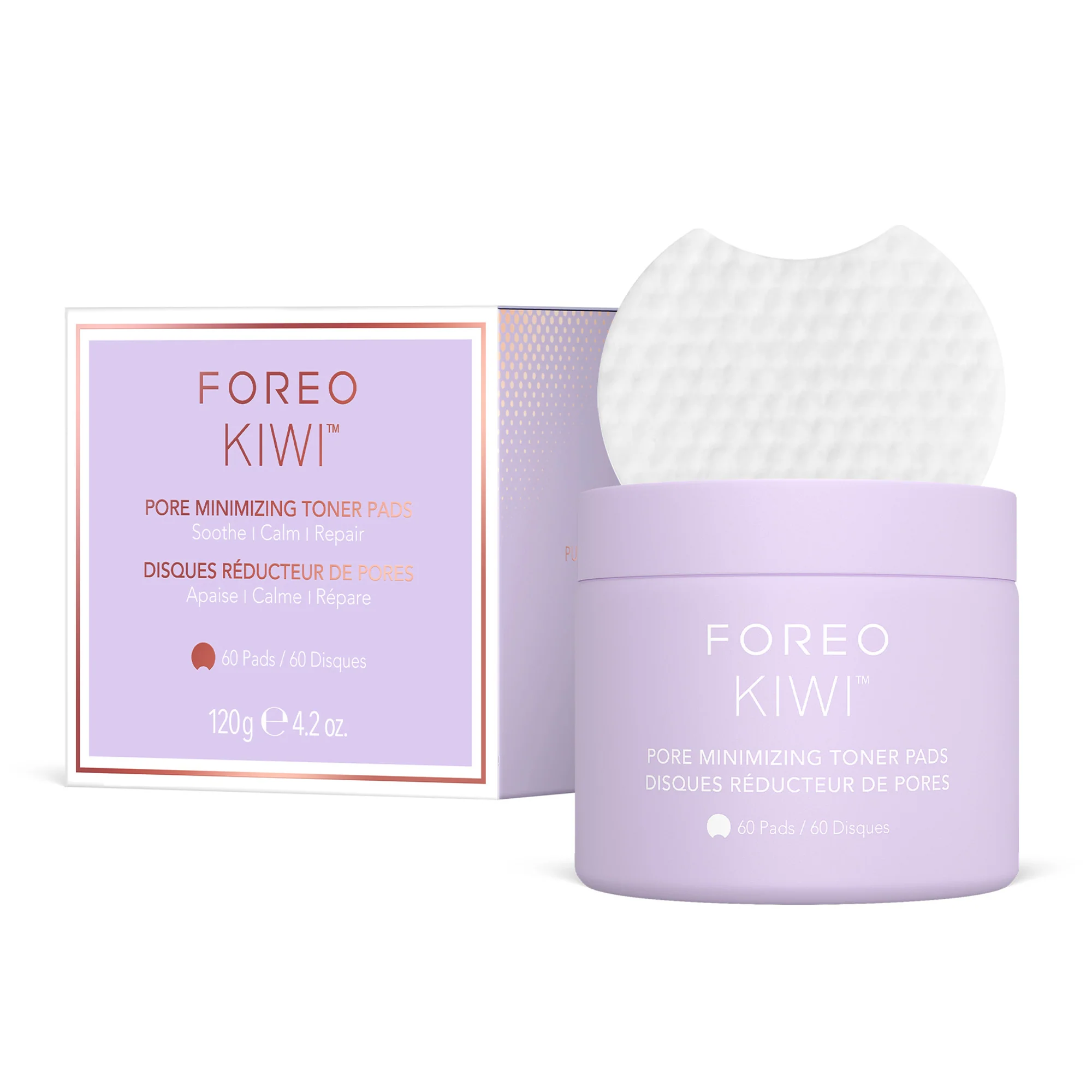 【預購】FOREO H053011 KIWI 細緻毛孔爽膚棉 120g 60片
