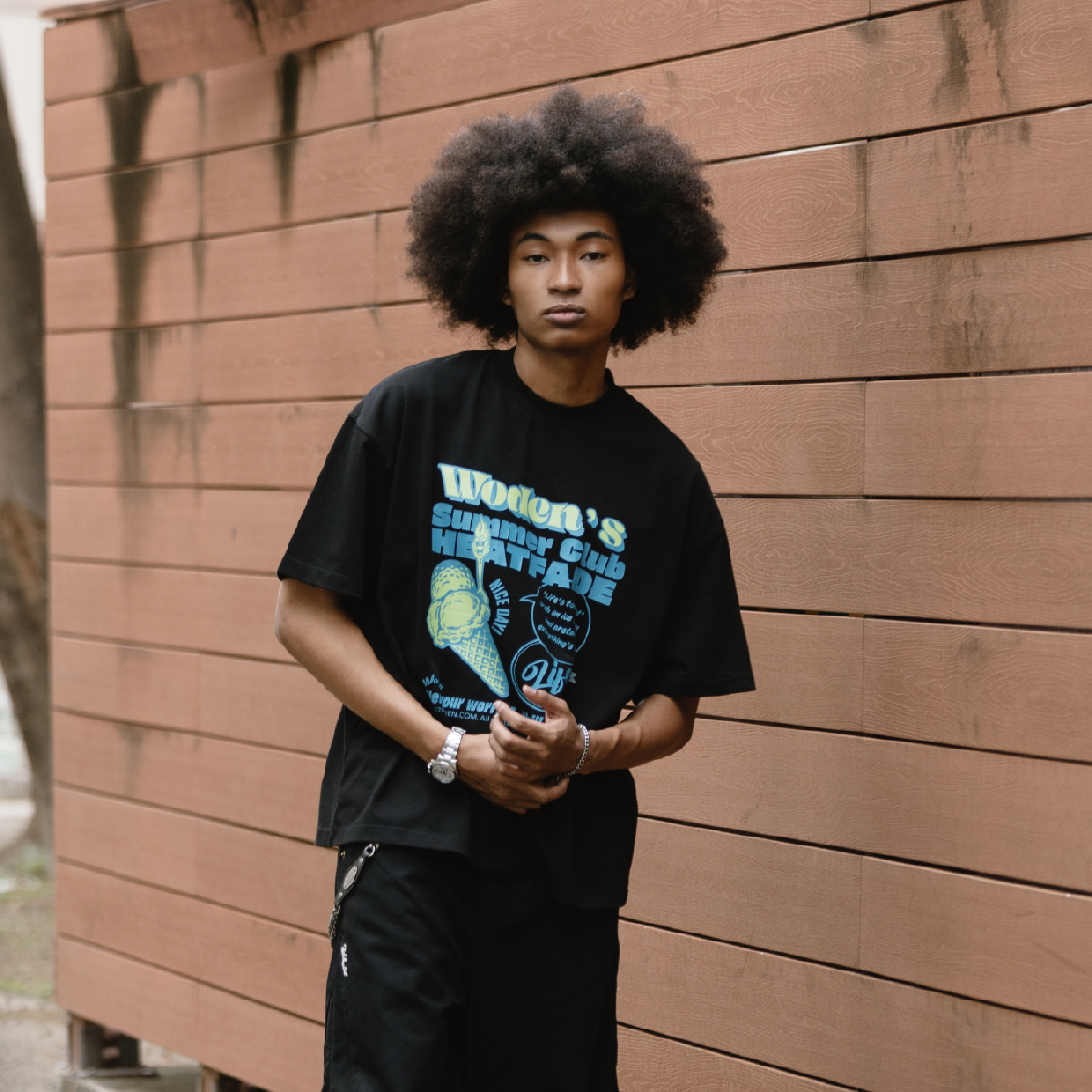 WODEN® Ice Cream Font Tee 冰淇淋印花短Tee