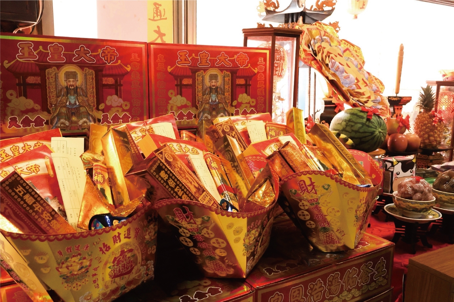 代燒媽祖平安金 情境圖