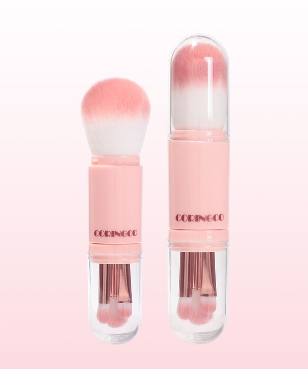 CORINGCO 棉花糖膠囊速效四合一機能便攜化妝刷具套裝