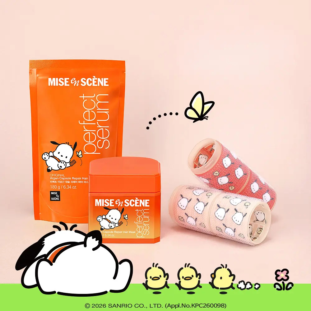 MISE EN SCENE X Pochacco 完美全效深層修護精華髮膜180g (1+1) (+髮捲*2)