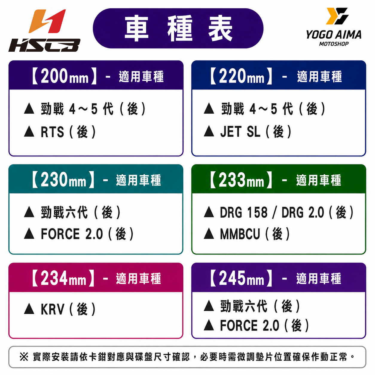 HSC 固定碟 煞車碟盤