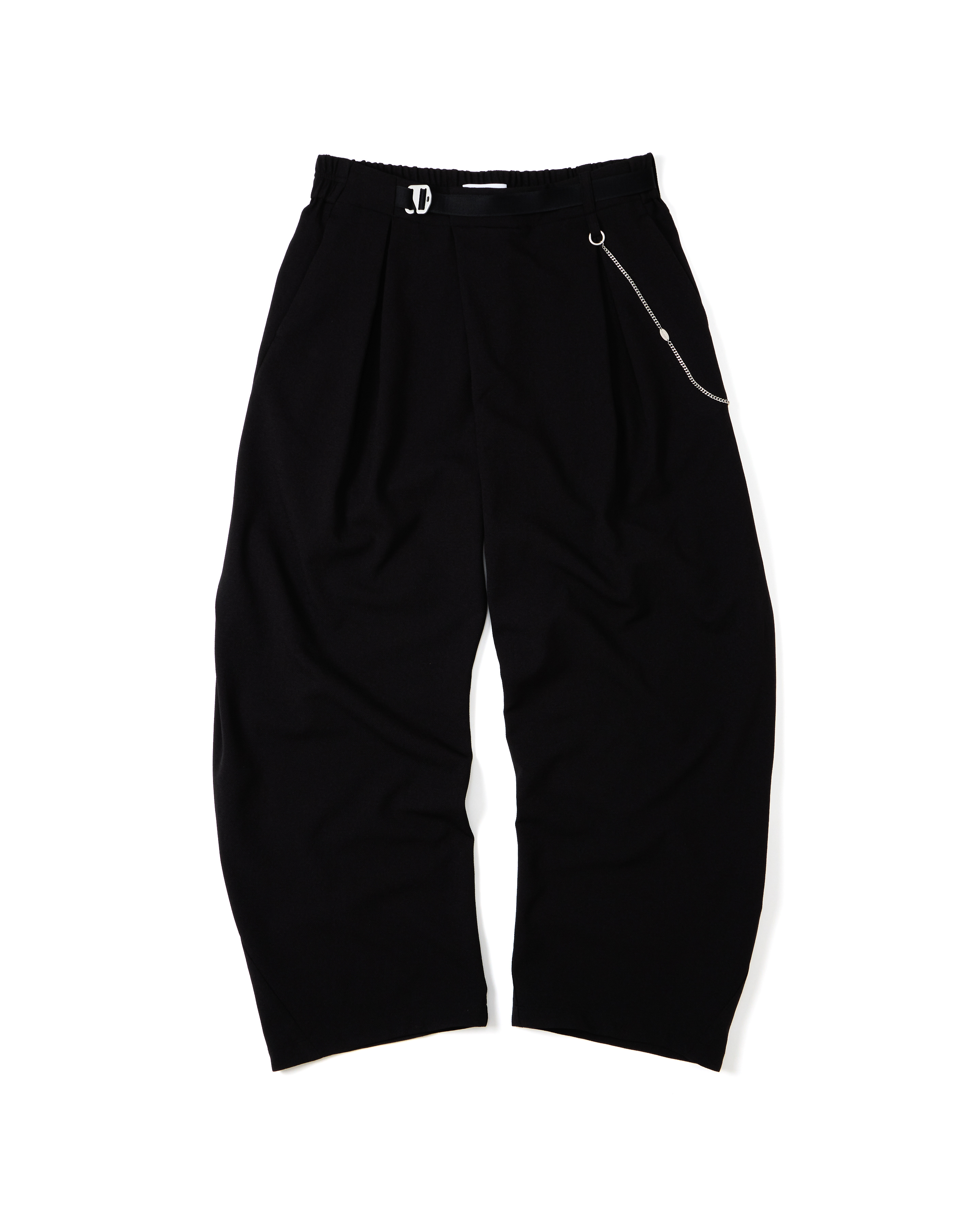 WISDOM PLEATED SCIMITAR PANTS 打摺長褲 26SS