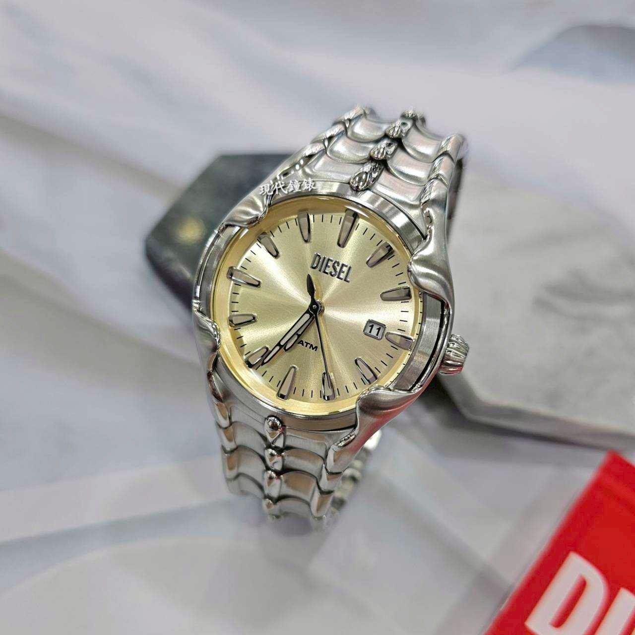 【DIESEL】遠古巨龍 DZ2234 44mm 現代鐘錶