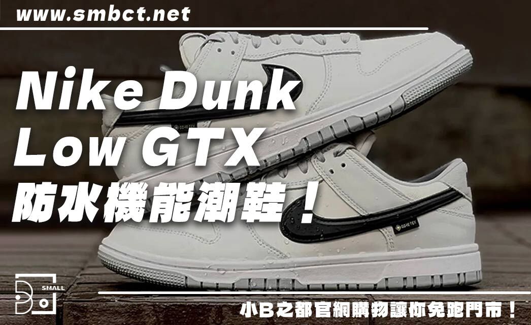 防水機能潮鞋!Nike Dunk Low GTX,下雨也能維持潮流感!7大特色魅力!