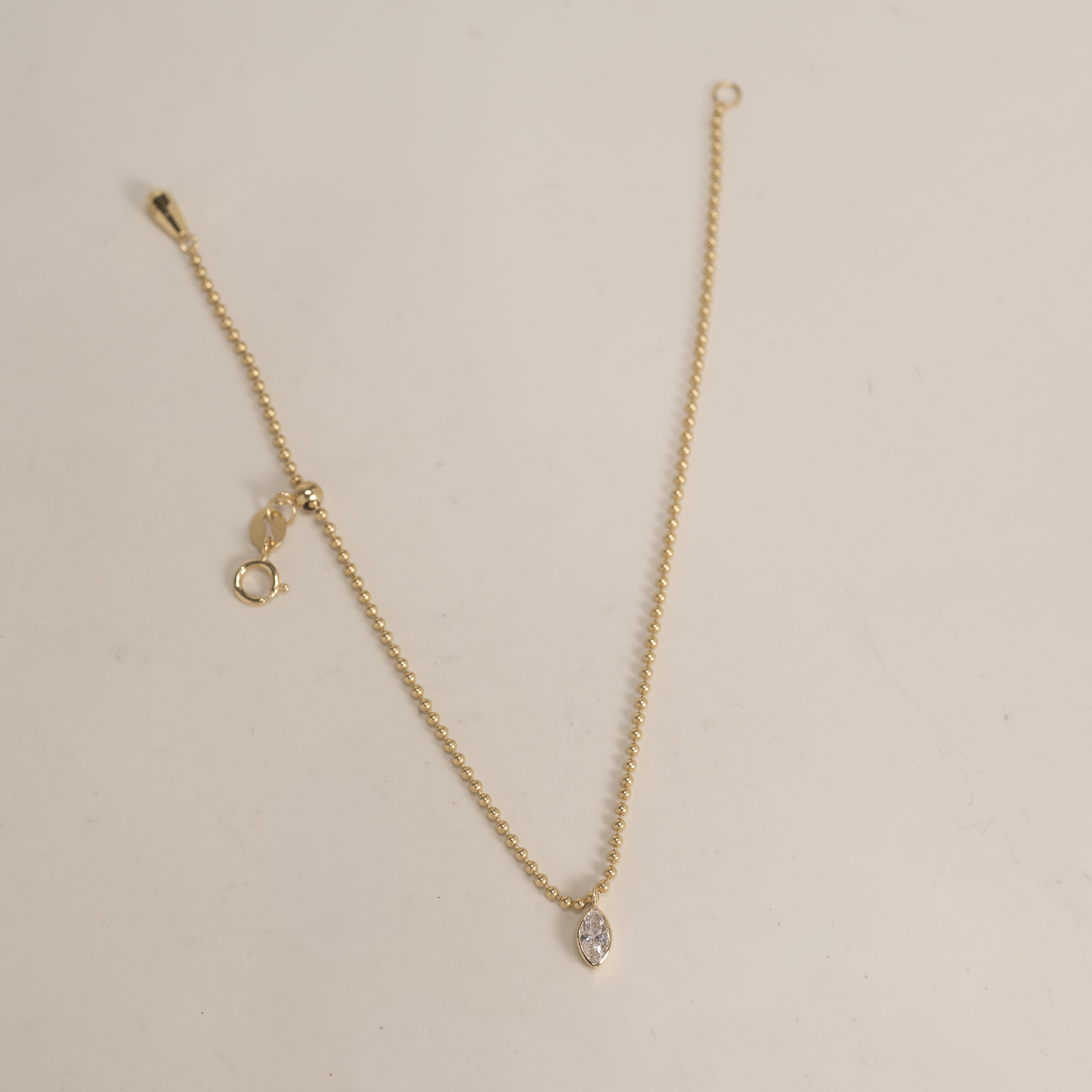18K Marquise Diamond Bracelet
