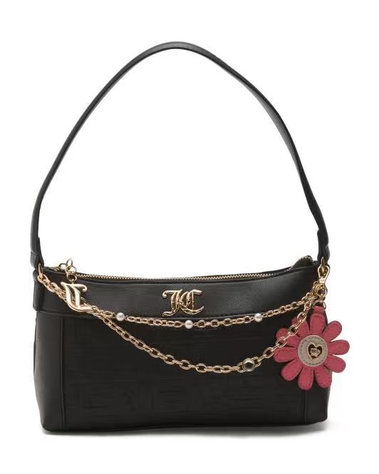 【預購】Juicy Couture  H053033 Pretty Pop 金屬鏈帶腋下包 (黑色)