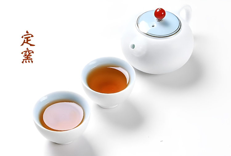 鹿港窯禮品館│五大名窯長方茶盤旅行茶組