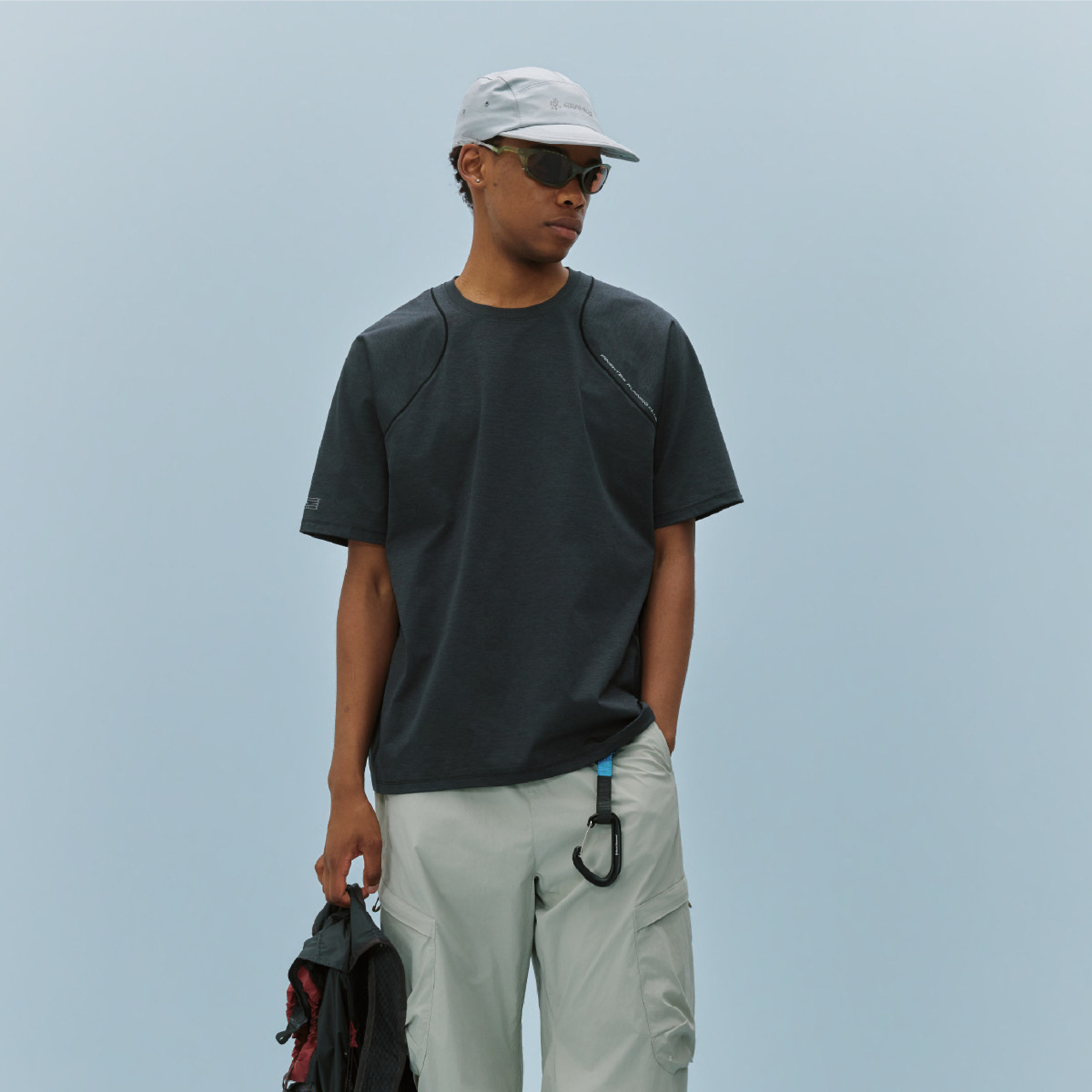 PIN SKTBS Cut Pieces Tee 涼感透氣 裁片短Tee [P-T4926]