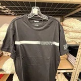 [S] DKNY BLACK GRAPHIC T-SHIRT, DK000196M-BLK (SD1942)