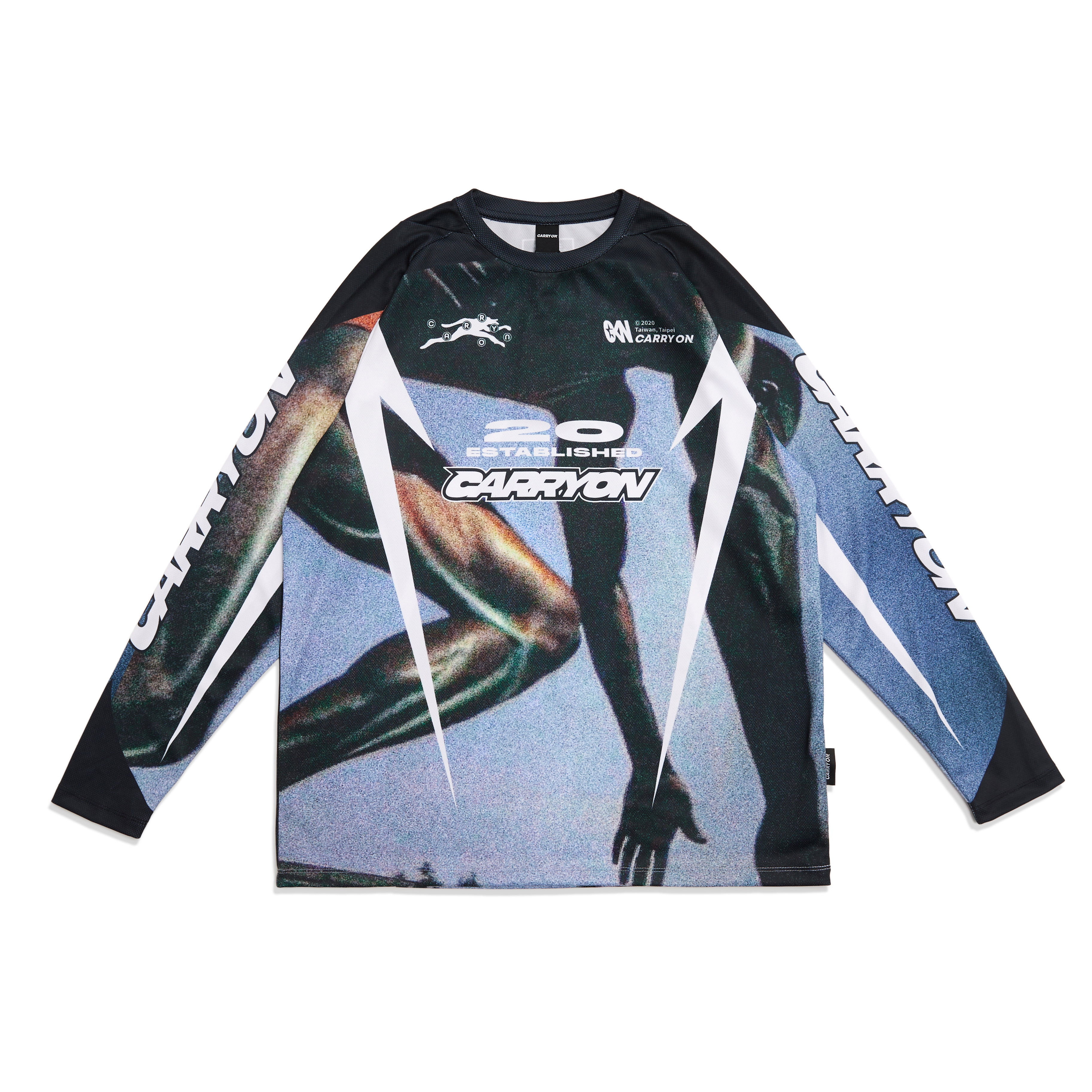 carryon running man graphic jersey  單人