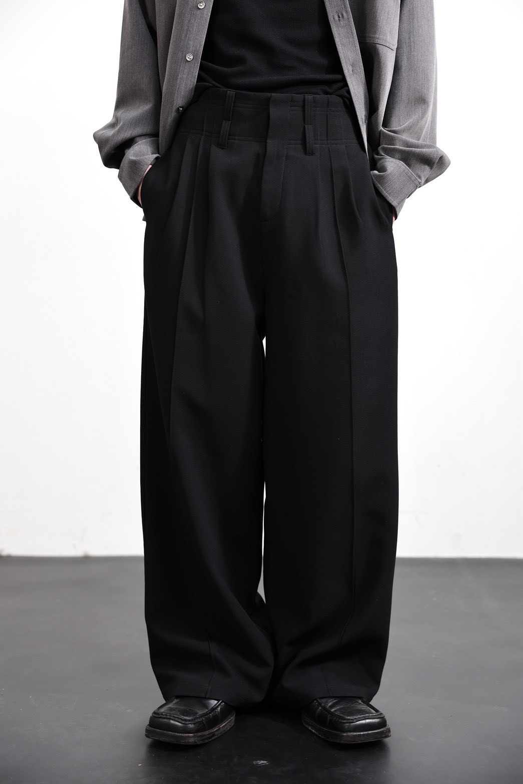 SYO Double-Waist Sculpted  Tailored Trousers