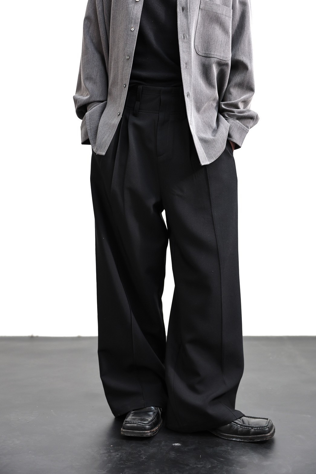 SYO Double-Waist Sculpted  Tailored Trousers