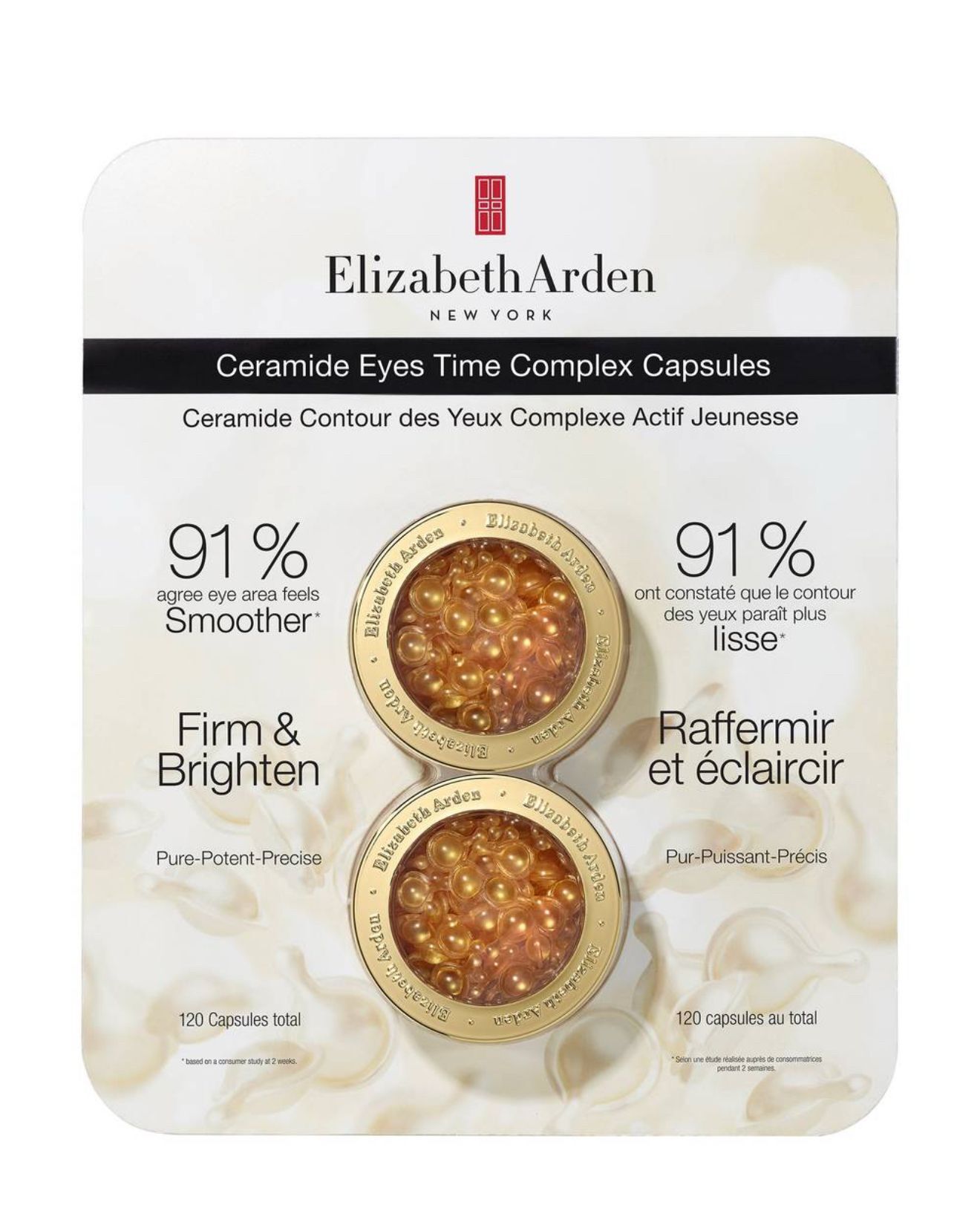 加姐 Elizabeth Arden 逆齡眼部精華膠囊 (眼膠) 60粒 x 2 (拆紙皮寄) *滿$899包京東送貨上門* CC24