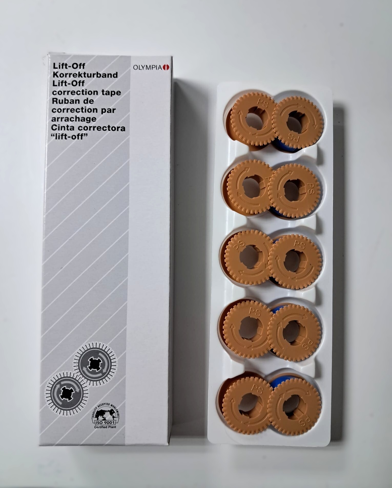 Olympia 奧林比亞 9684 原裝打字機改錯帶(5個/盒) 適用於Olympia Splendid/MD