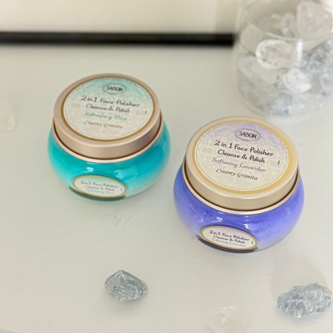 Sabon - 2 in 1 Face Polish 新版二合一煥肌磨砂霜 125ml (#refreshing mint / #softening lavender)