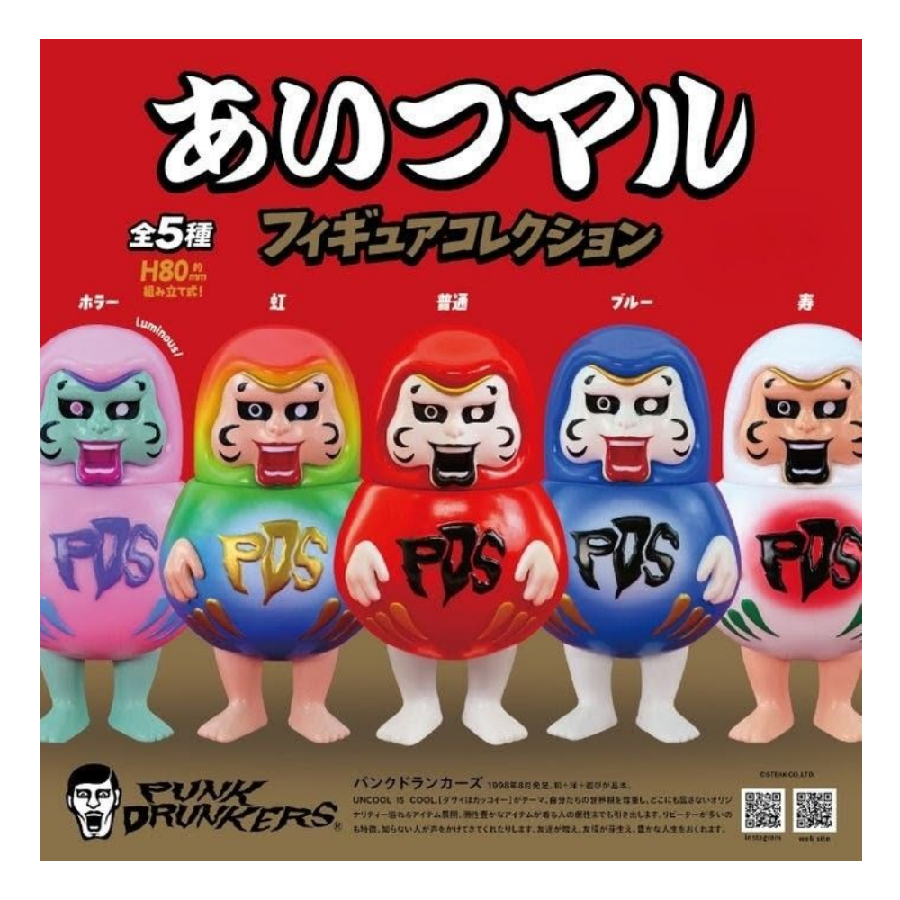 PUNK DRUNKERS AITSU 達摩公仔系列