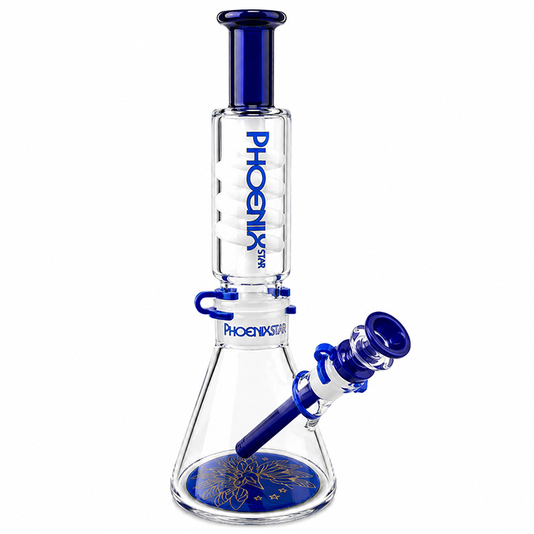 🇺🇸Phoenix Star - Phx542 Coil Glass Beaker Bong 可拆式甘油水煙壺 (30CM)