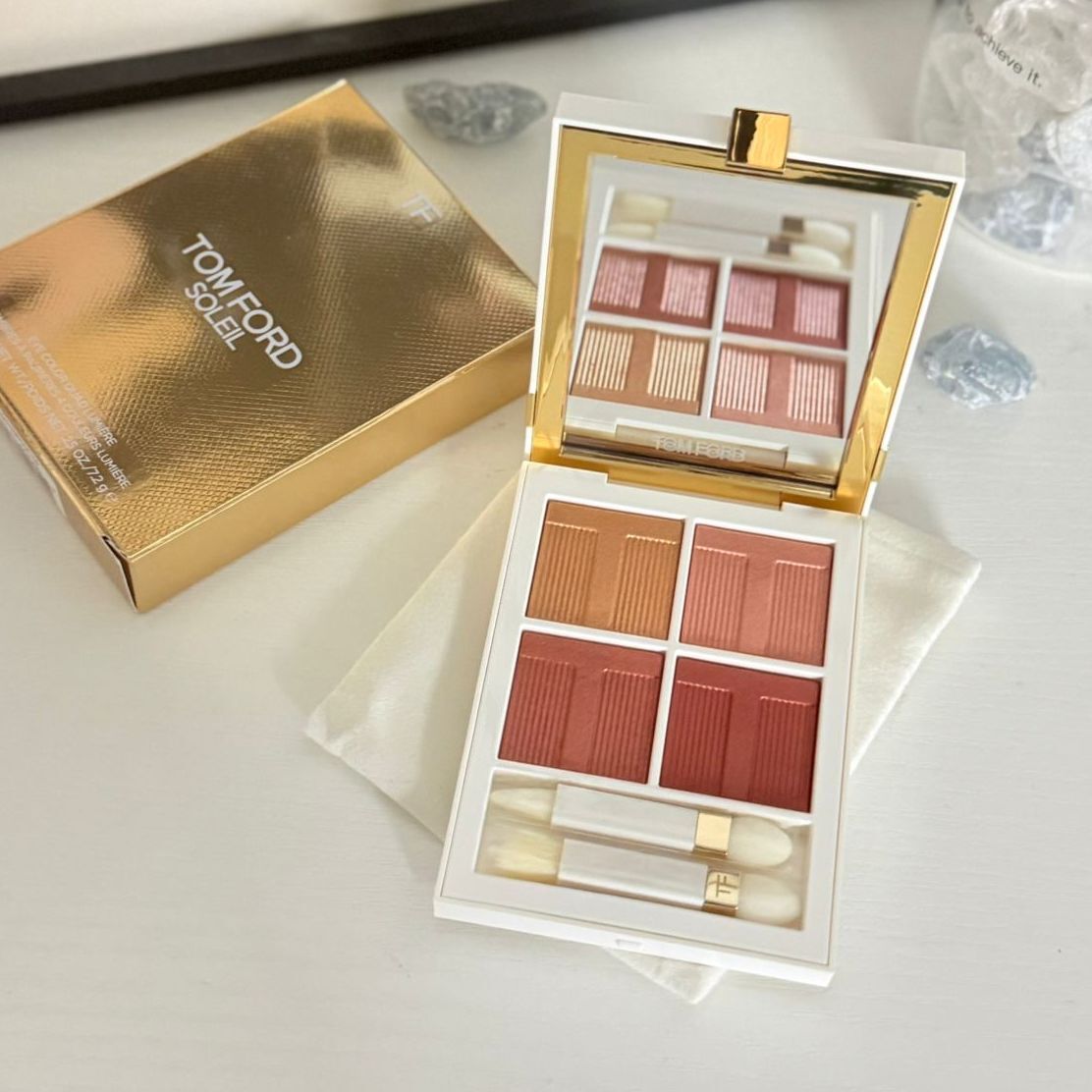 Tom Ford - 2026 夏日限定Soleil 璀璨流光四色眼影盤 #40 Golden Hour