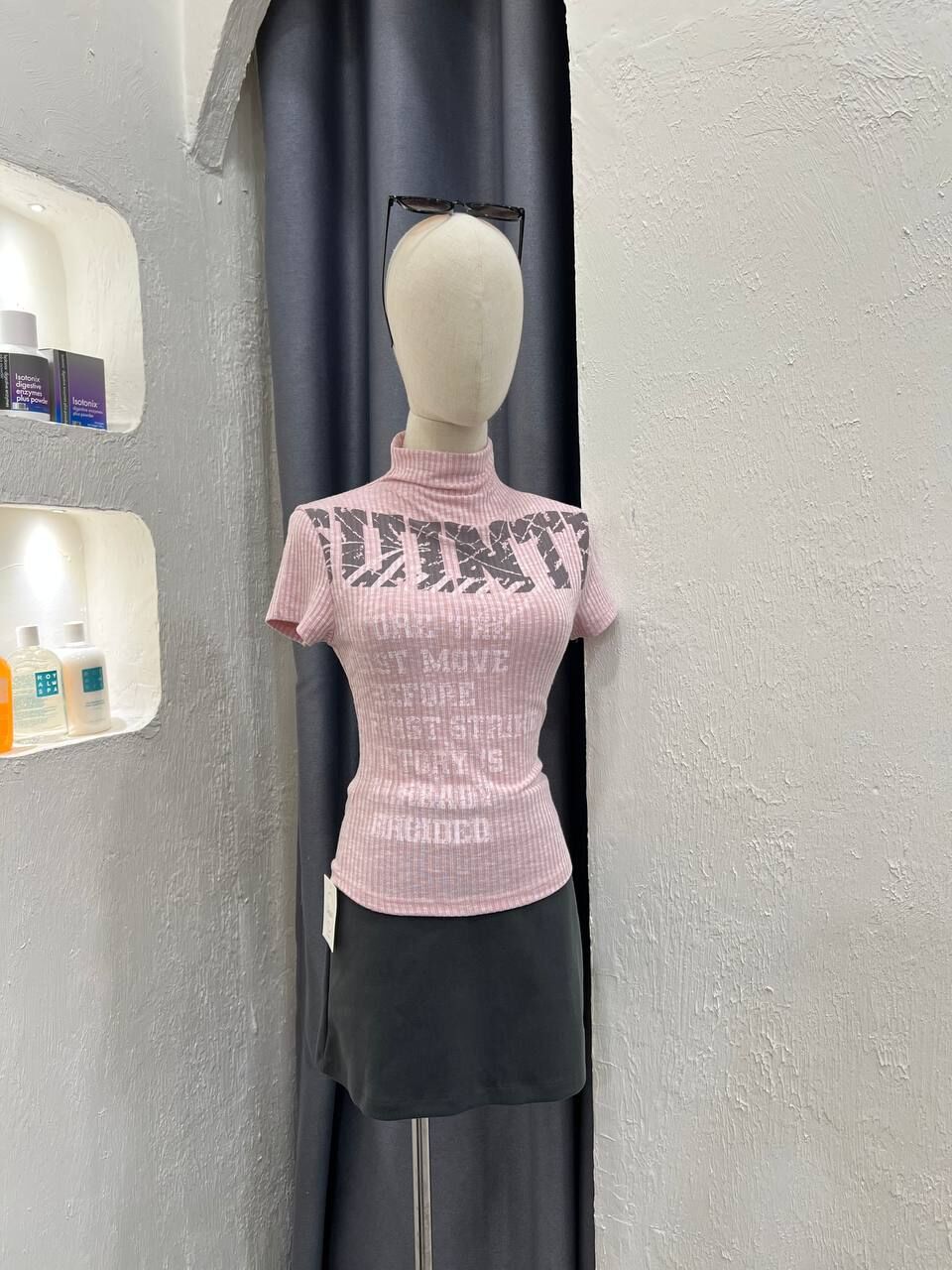 High Neck Shirt