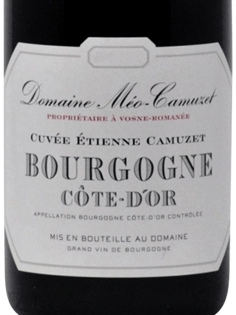 Meo-Camuzet Bourgogne Cote d'Or Cuvee Etienne Camuzet 2021