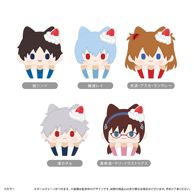 「ACG.GO」「預購」TAPIOCA《新世紀福音戰士》杯子蛋糕 Tapi-nui 絨毛玩偶 (整盒5入)
