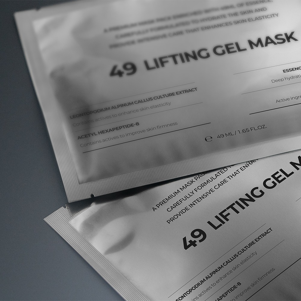 【買5送1】DR. LIENJANG 49 LIFTING GEL MASK 聲波刀面膜 (49ml x5片)