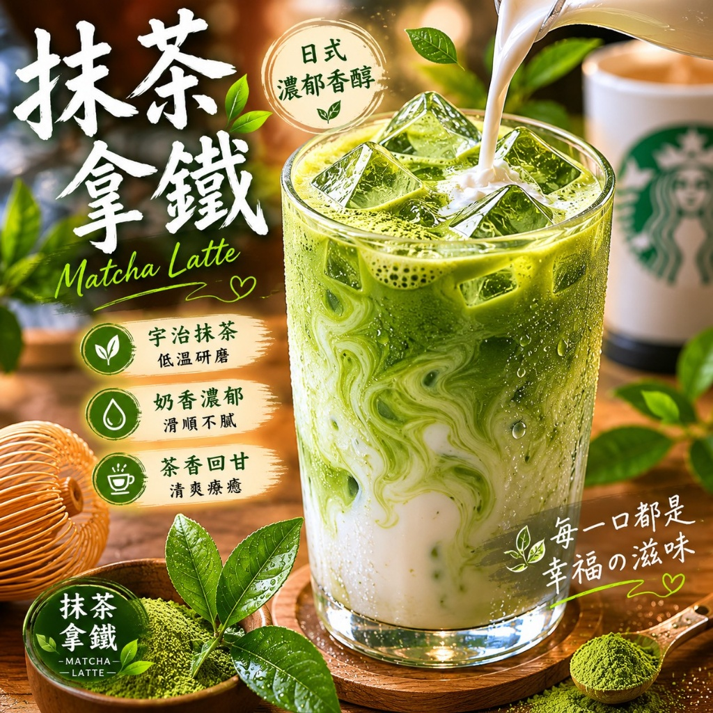 W21842  日式宇治抹茶拿鐵200g