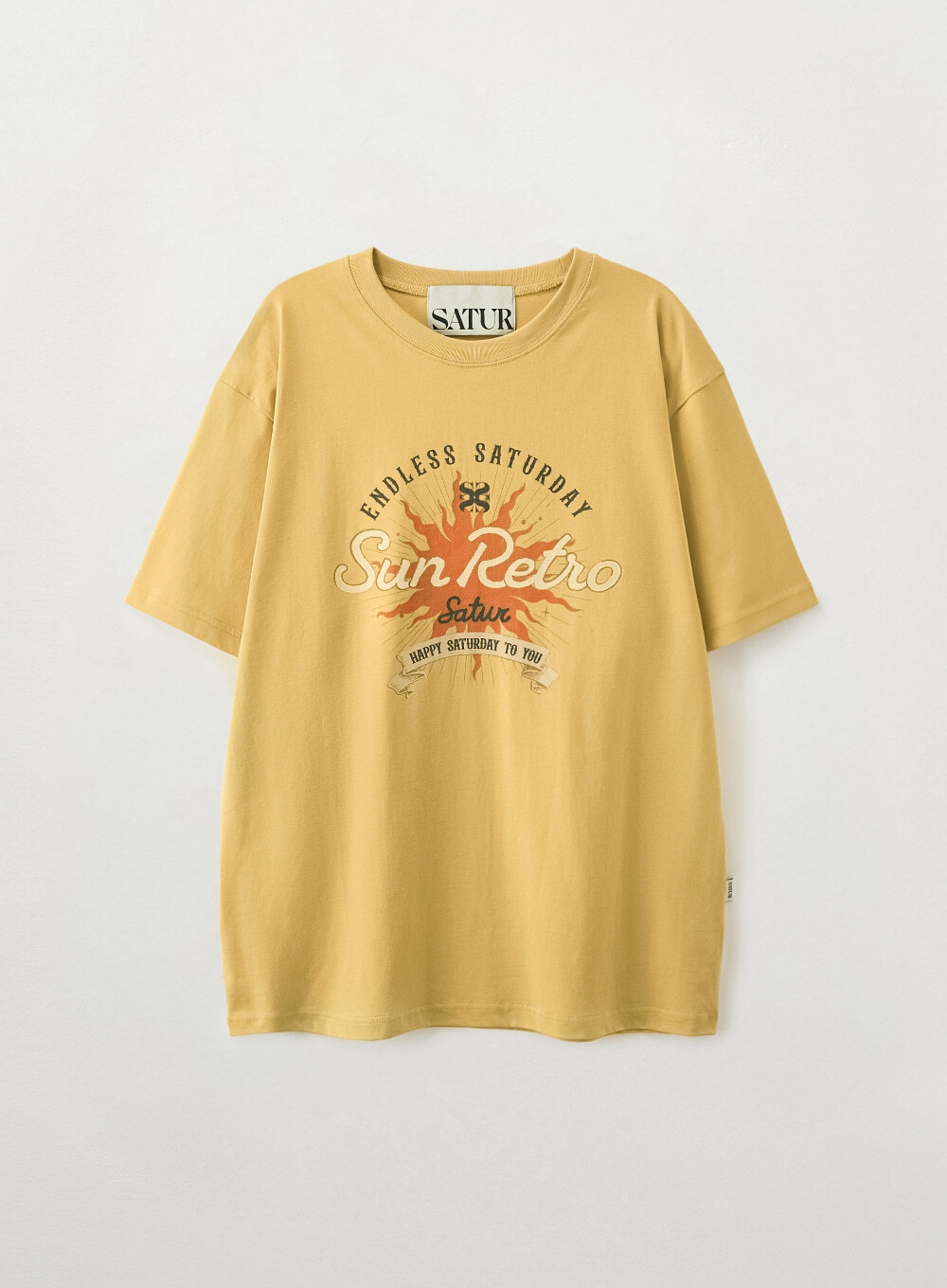 【免入LIVECODE直接下單！】【SATUR】New Sun Retro Graphic T-Shirt  (3 Colors)